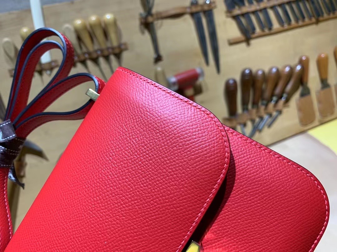 VIP一级品 constance 19cm EP rouge casaque q5国旗红 手工缝制 臻品鉴赏