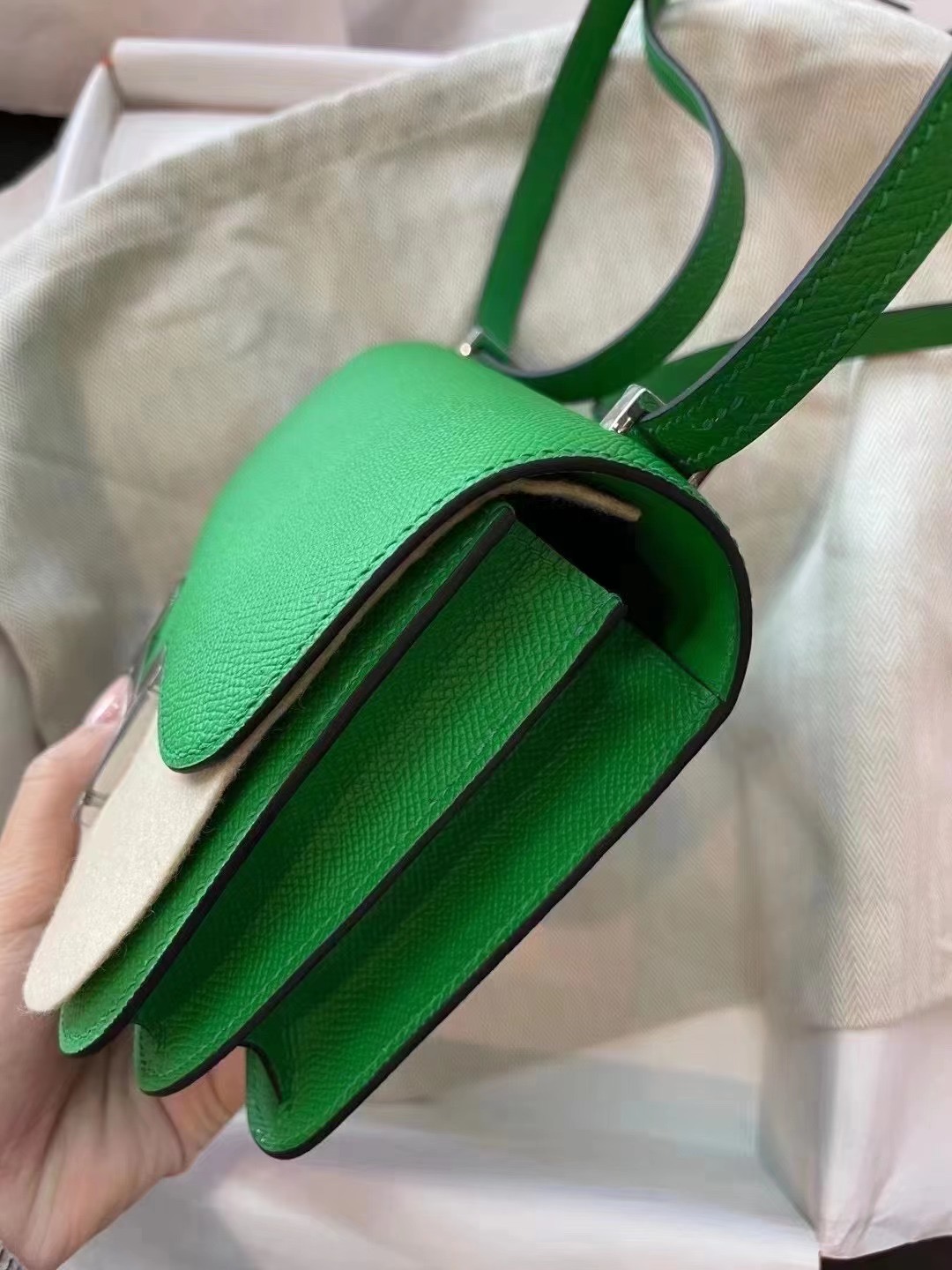 Viet Nam HM Constance Mini Epsom Green