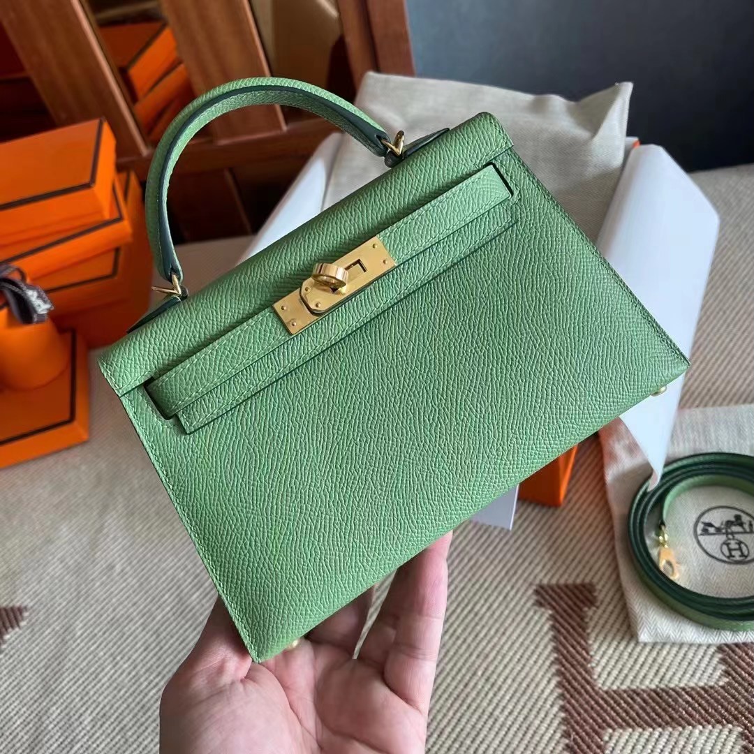 Abu Dhabi UAE HM kl mini II Epsom 3I 牛油果绿 Vert Criquet GHW