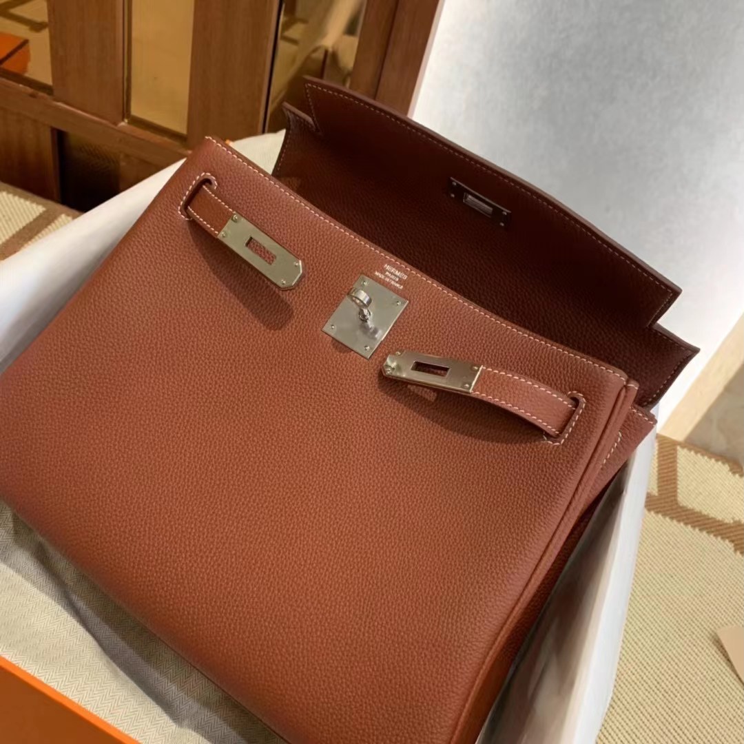 Hong Kong Factory HM KL II Sellier 25cm 37 gold togo
