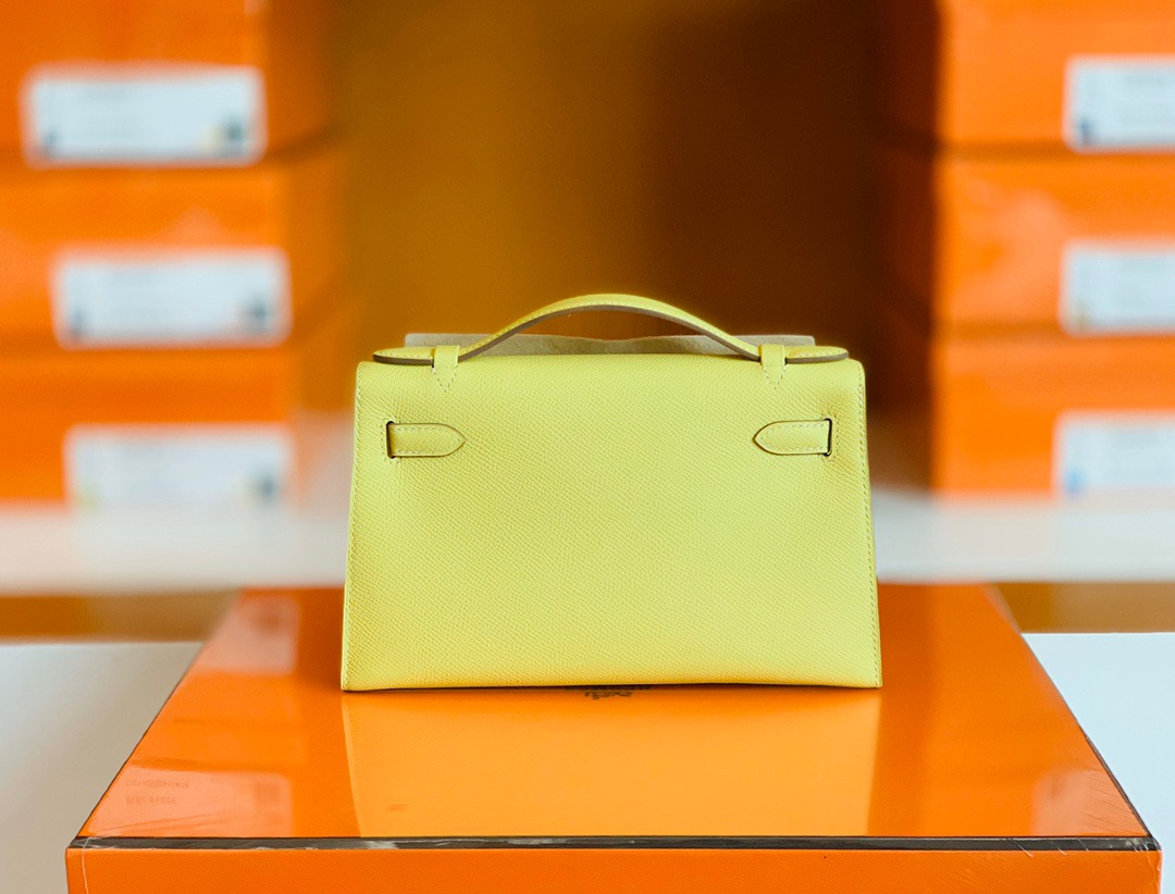 Japan HM Mini KL Pochette 9R Lime 柠檬黄 Epsom