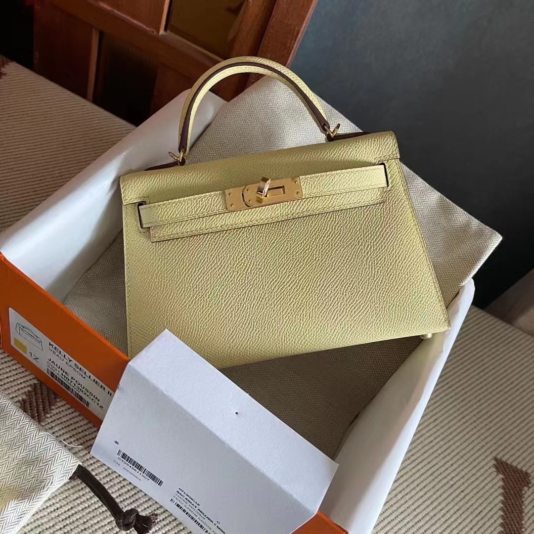Kuwait HM KL mini 二代  epsom 1Z jaune poussin  小鸡黄  金 ghw