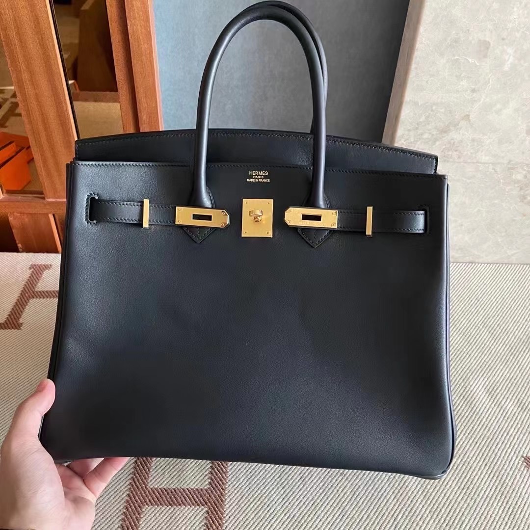 Qatar HM BK 35cm Swift Leather 89 Noir GHW