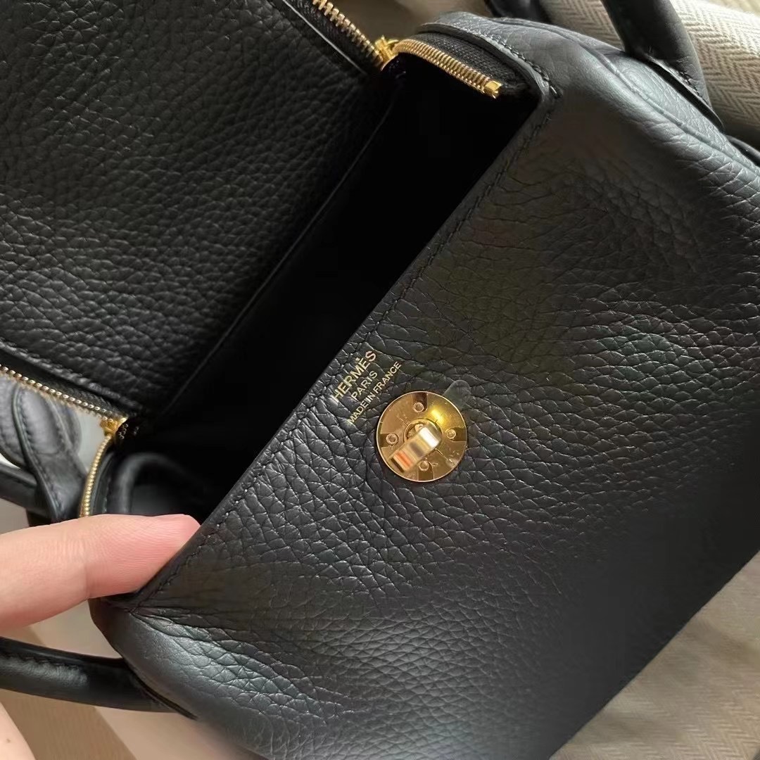 Tower Hamlets, London UK Britain HM LD Mini 19尺寸 CK89黑色 taurillon Clemence leather