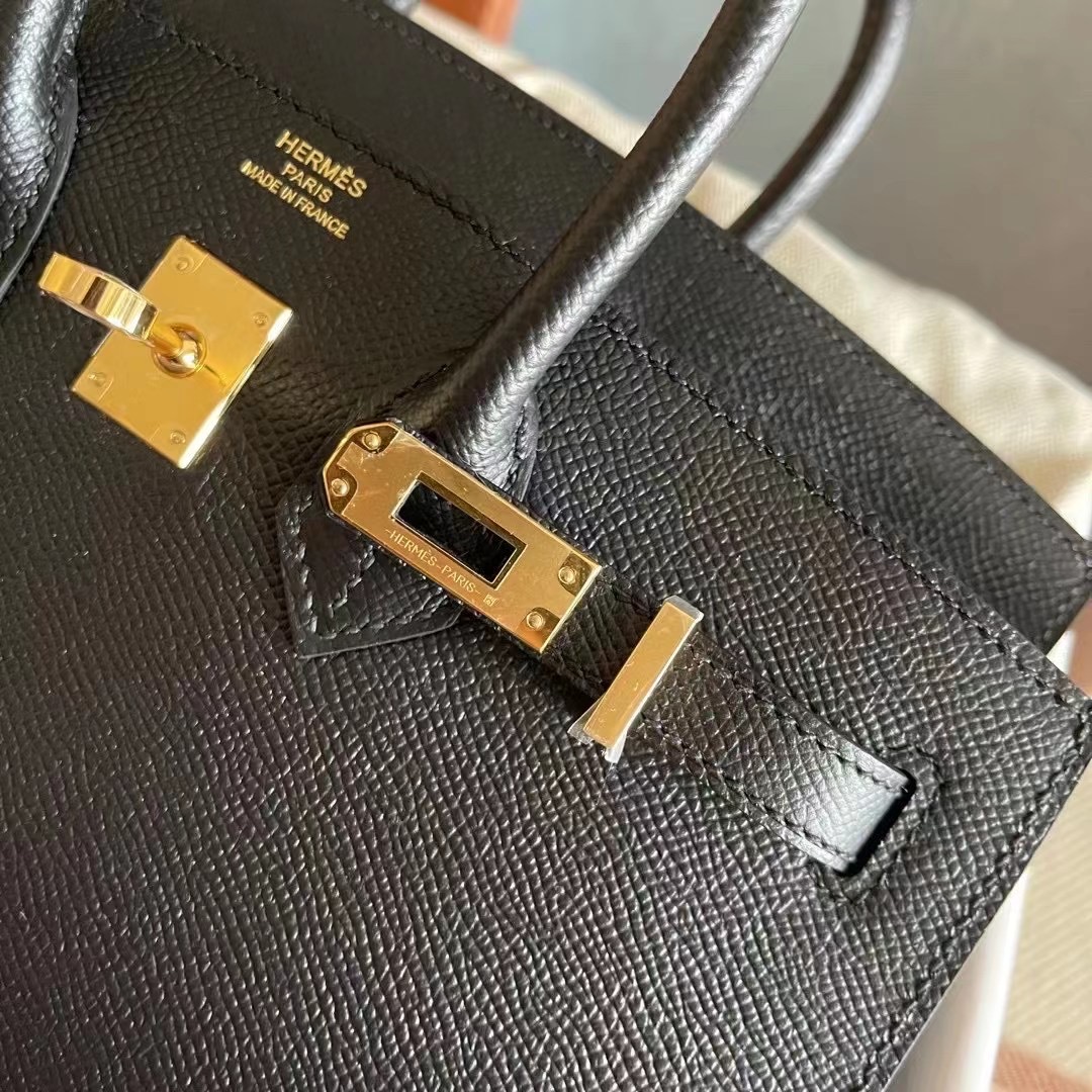 Expo 2020 Dubai HM BK 25cm Epsom Leather 89 Noir