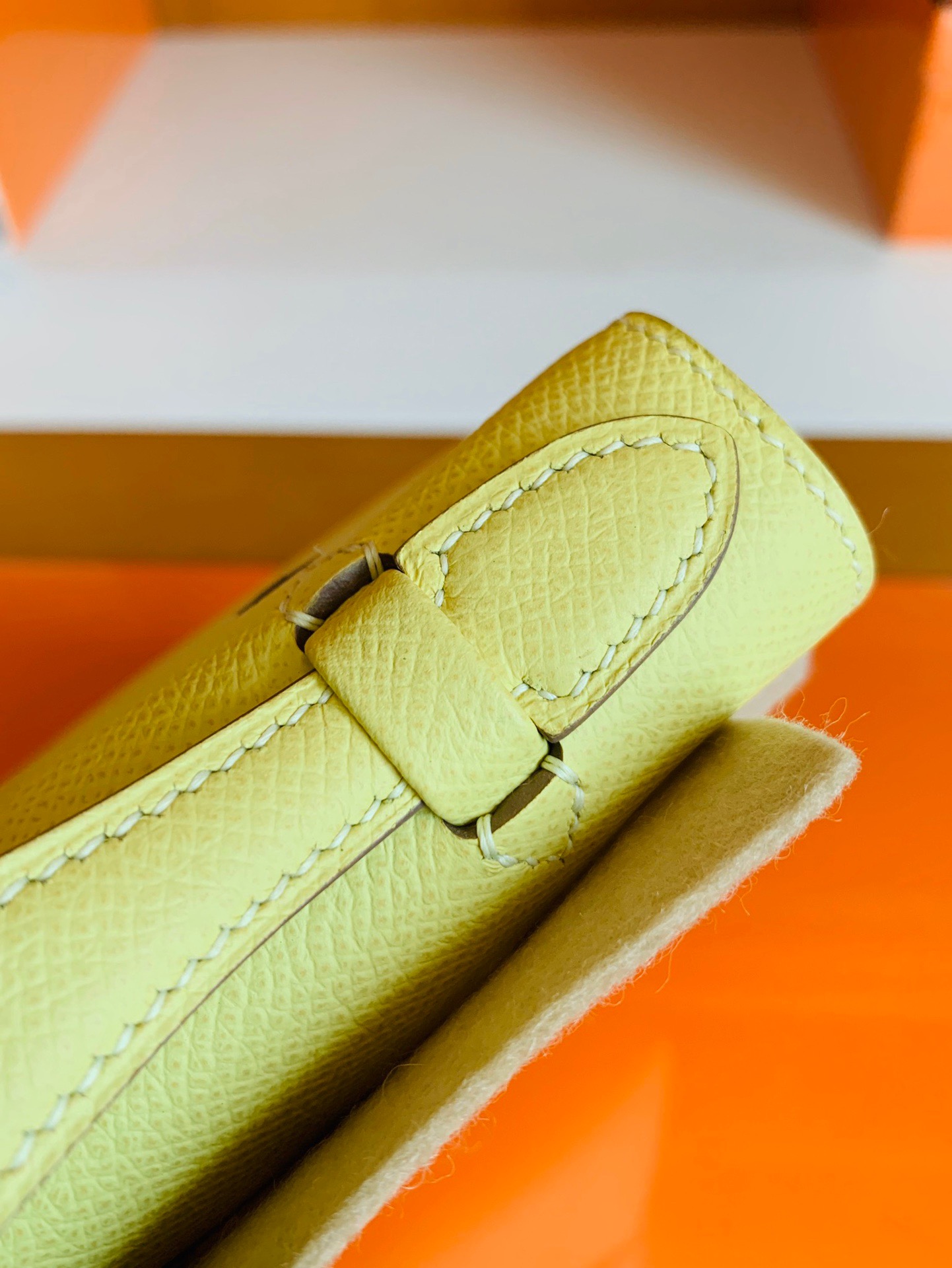 Japan HM Mini KL Pochette 9R Lime 柠檬黄 Epsom