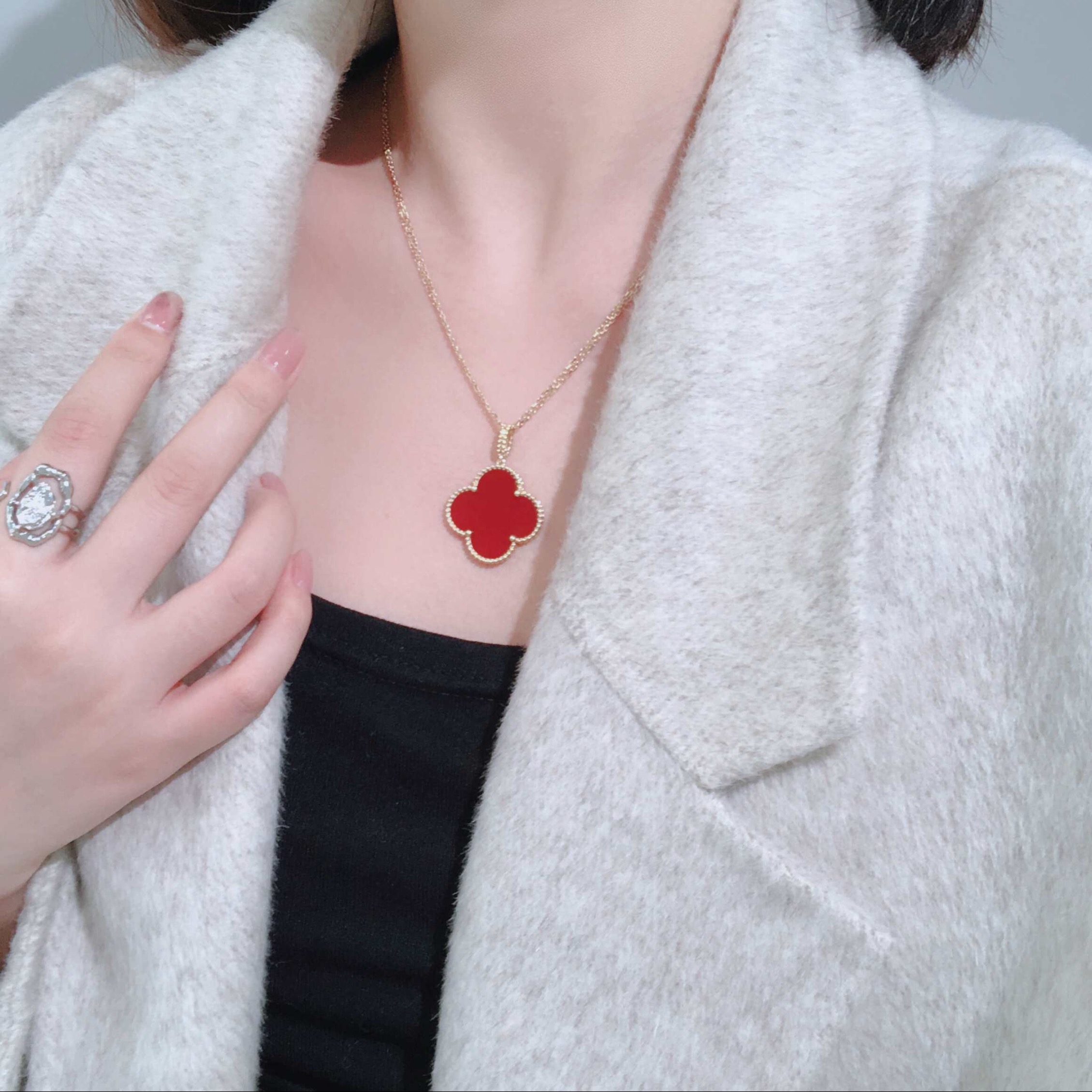 Magic Alhambra long necklace, 1 motif