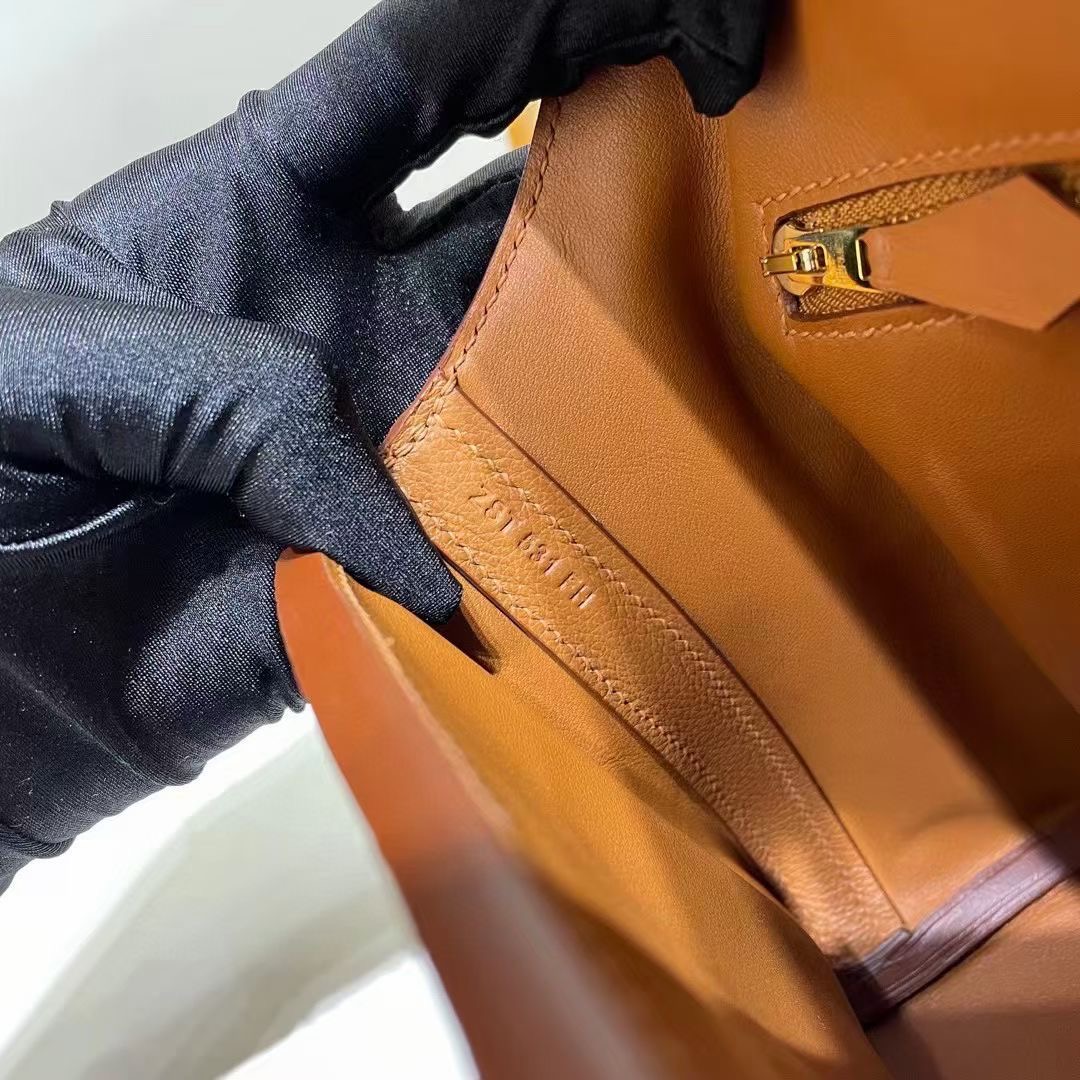 定制！Touch 系列！ Mini 24/24 evecolor   ck37 金棕色 / 雾面鳄鱼🐊 金扣 顶级手缝 😍