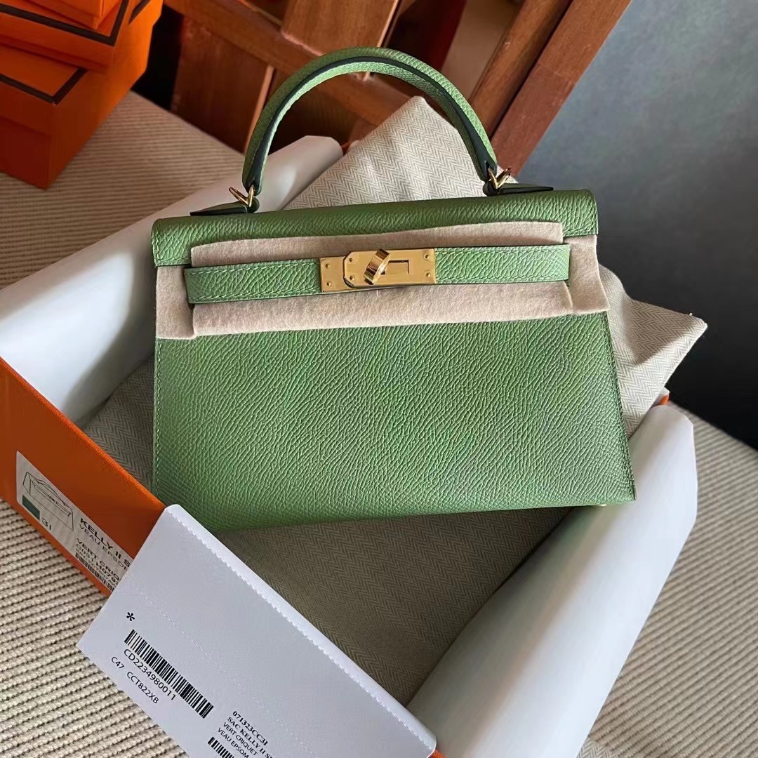 Abu Dhabi UAE HM kl mini II Epsom 3I 牛油果绿 Vert Criquet GHW
