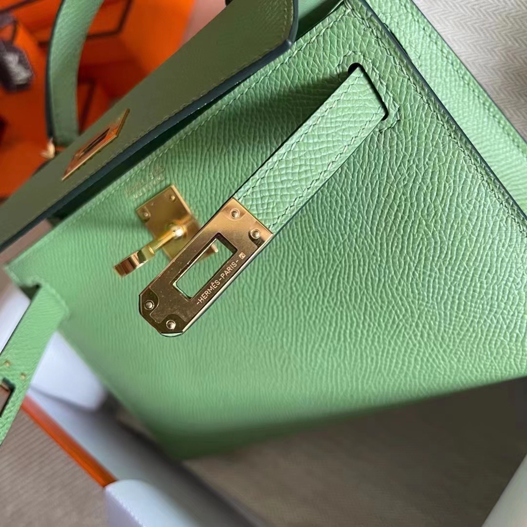 Qatar HM KL mini 二代 3i Vert Criquet GHW 牛油果绿  金