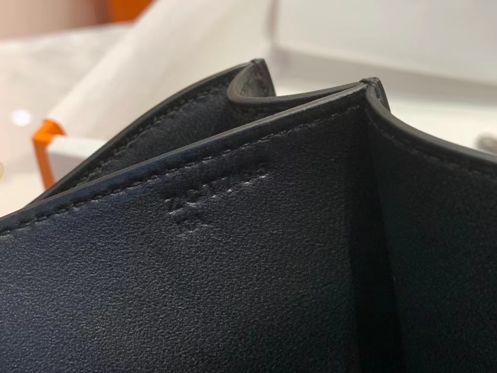 VIP一级品 constance 24cm BOX皮 CK89 Noir 黑色/金扣 代购级品质 现货