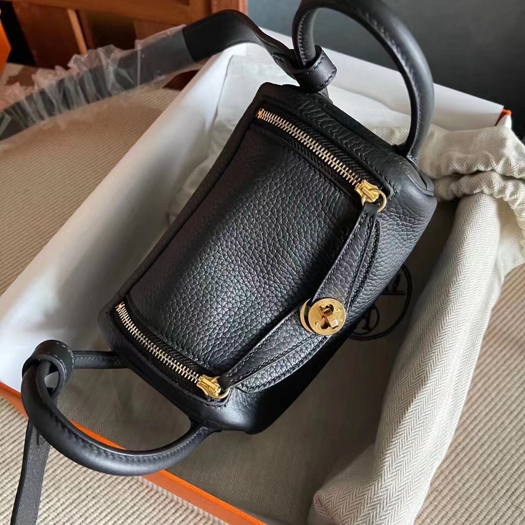 Tower Hamlets, London UK Britain HM LD Mini 19尺寸 CK89黑色 taurillon Clemence leather