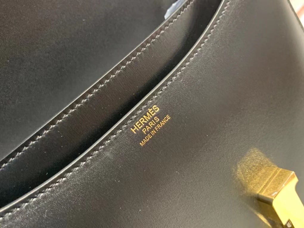 VIP一级品 constance 24cm BOX皮 CK89 Noir 黑色/金扣 代购级品质 现货