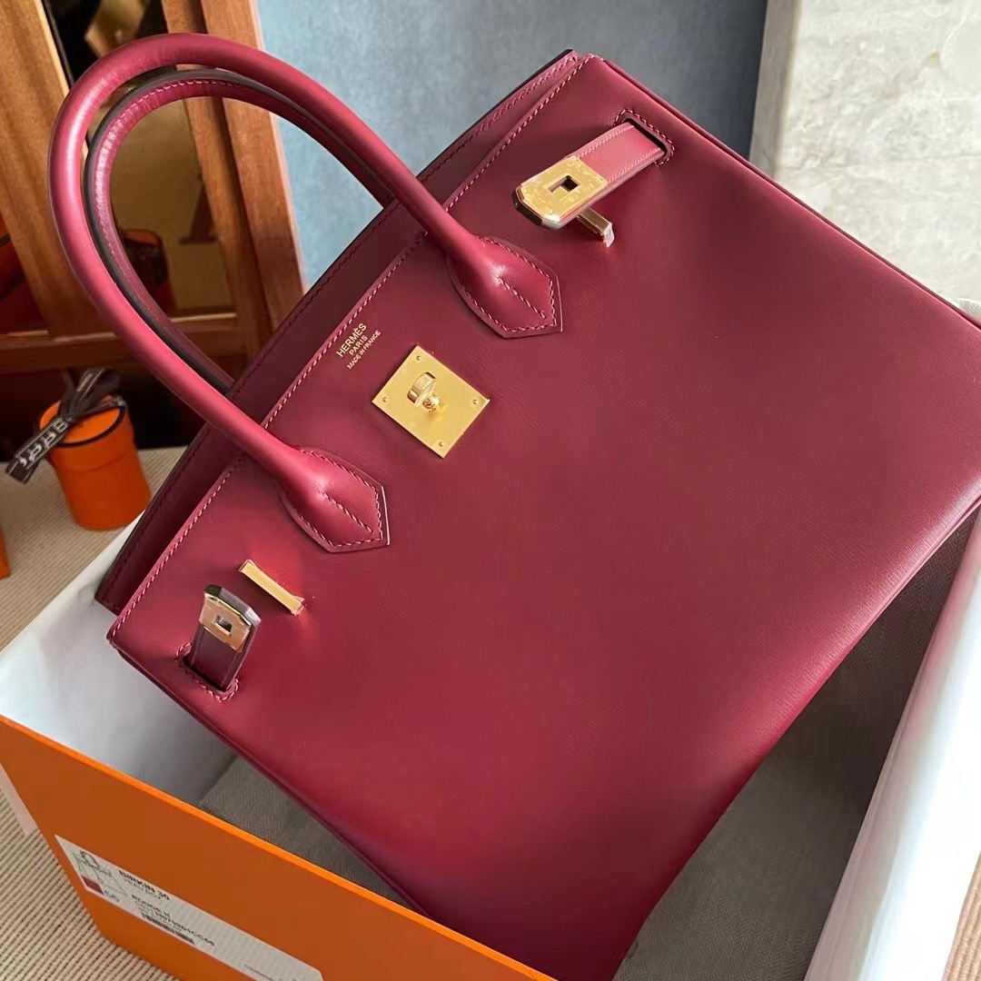 Hong Kong HM BK 35cm Swift 55 Rouge H GHW