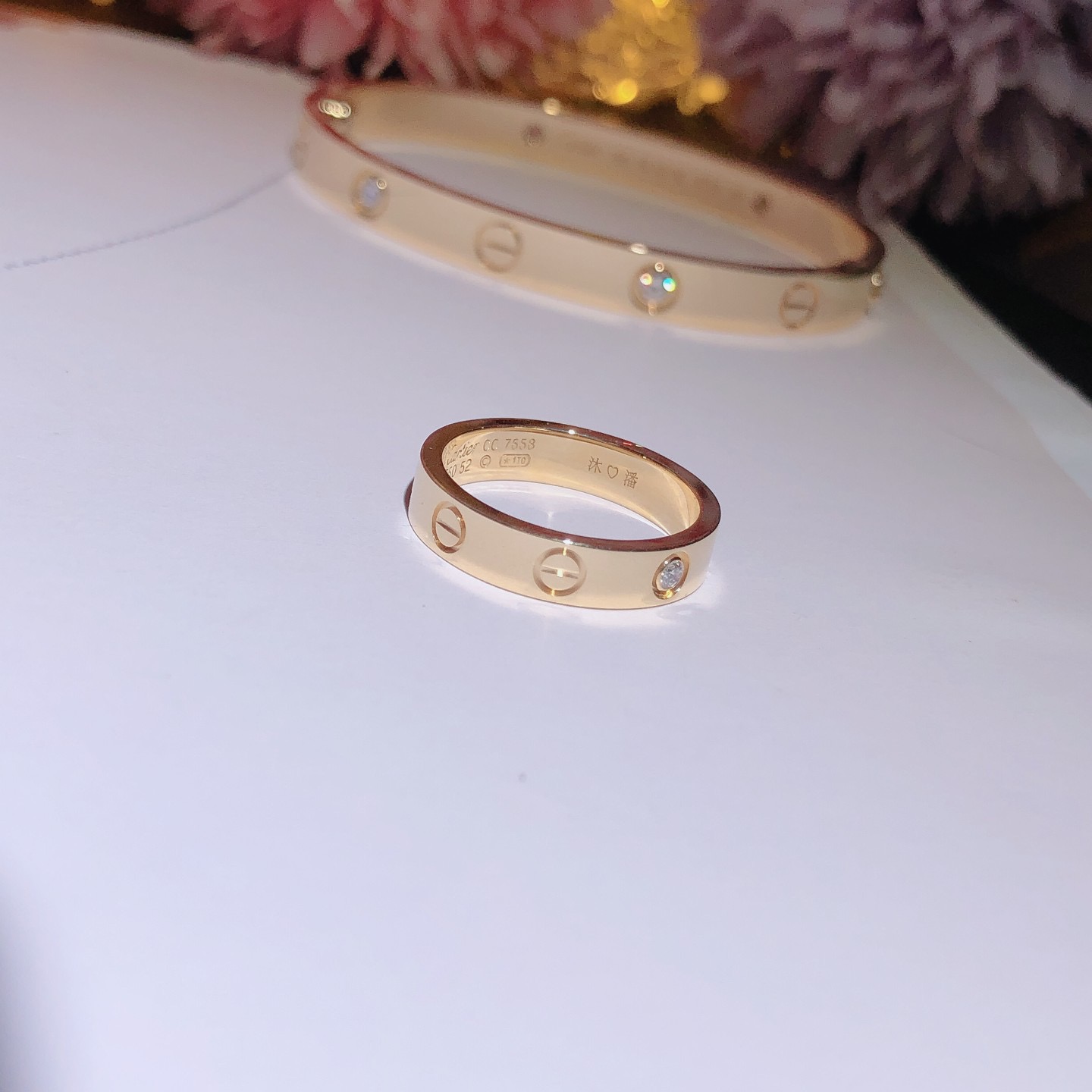 Love Bracelet and Rings