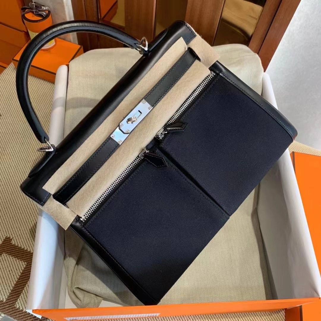 HM KL Lakis 32cm Noir 89 Veau Swift