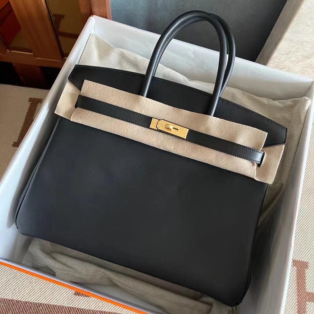 Qatar HM BK 35cm Swift Leather 89 Noir GHW