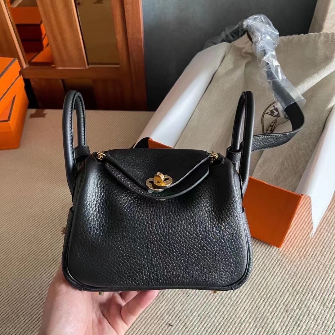 Tower Hamlets, London UK Britain HM LD Mini 19尺寸 CK89黑色 taurillon Clemence leather