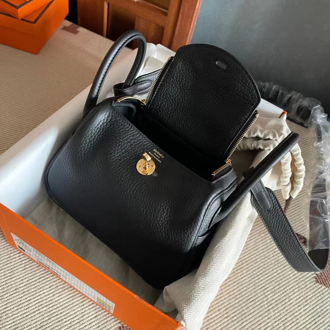 Tower Hamlets, London UK Britain HM LD Mini 19尺寸 CK89黑色 taurillon Clemence leather