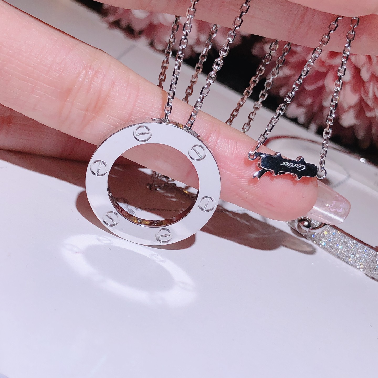 Love Necklace 18K Gold