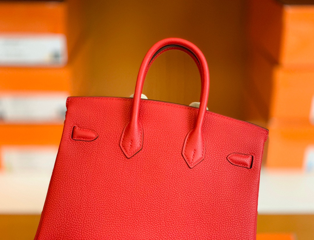 BK 25cm Q5国旗红 rouge casaque Togo皮 银扣