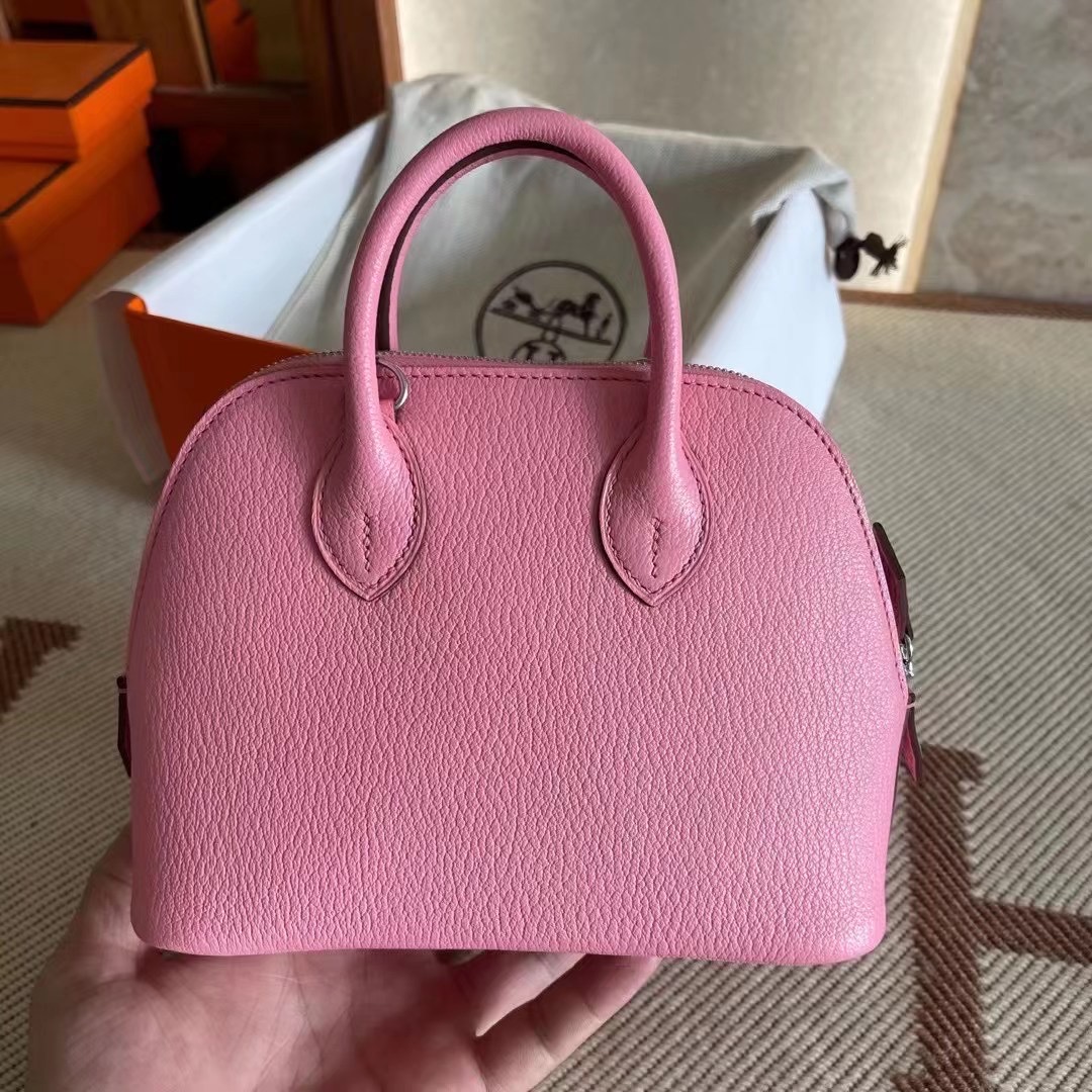 Qatar hm bolide mini 山羊皮  1Q rose confetti 粉  银