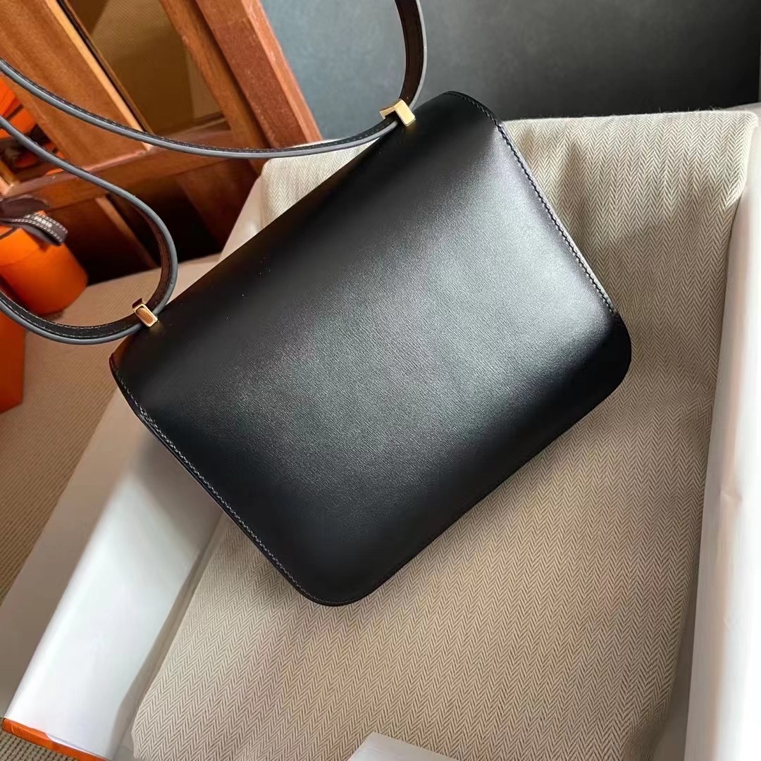 Dubai hm constance  19 Box leather 89 noir ghw 黑金