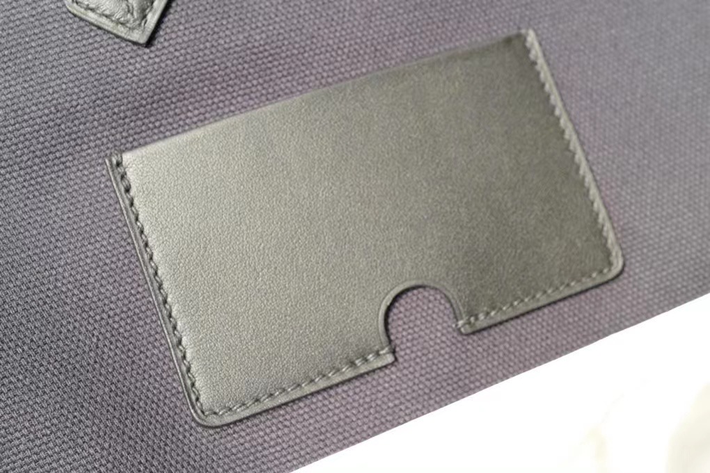 VIP一级品 BK 25cm cargo 布包 黑色/银扣 手工缝制