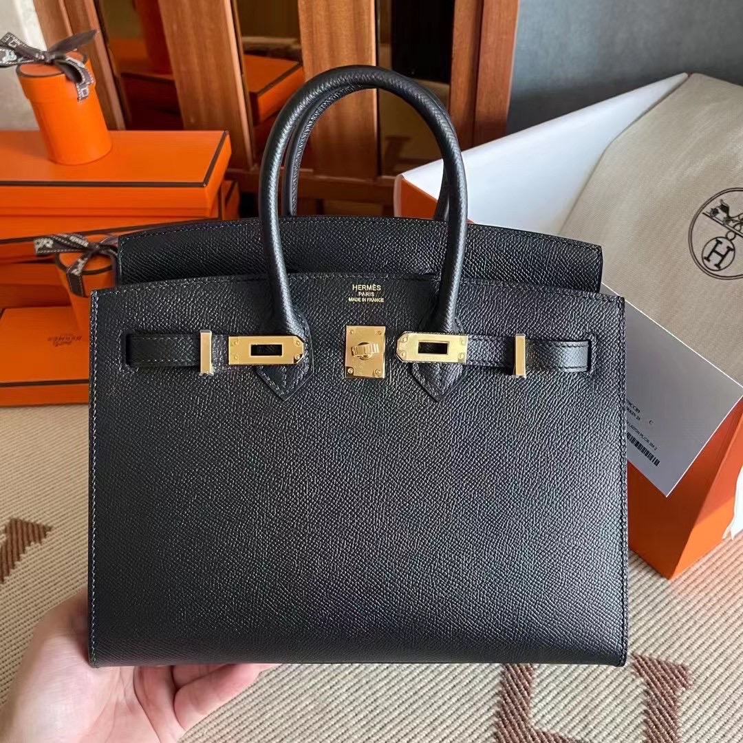 Expo 2020 Dubai HM BK 25cm Epsom Leather 89 Noir