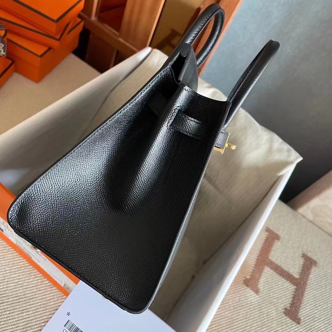 Expo 2020 Dubai HM BK 25cm Epsom Leather 89 Noir