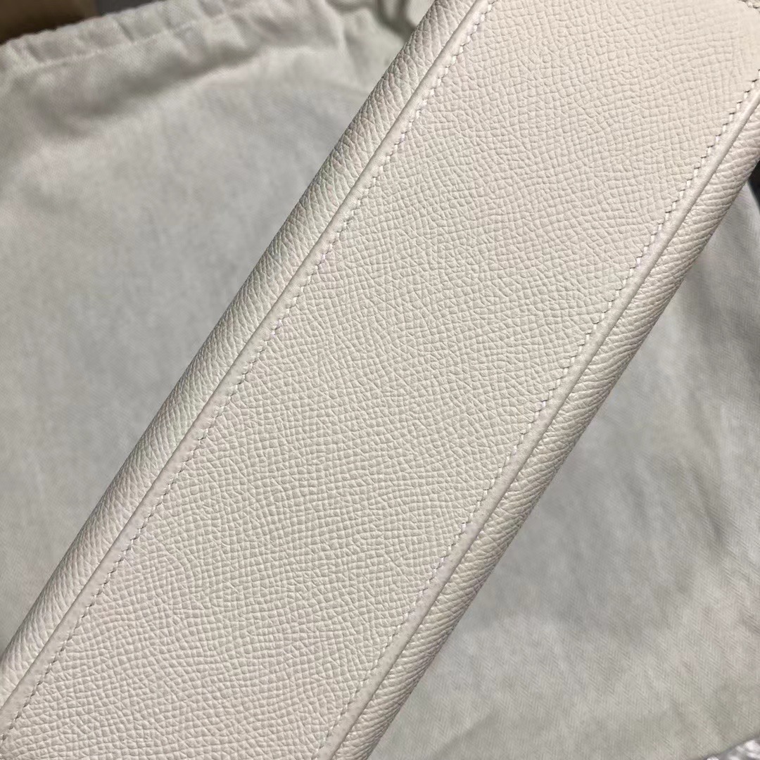 Qatar HM KL Pochette Epsom 10 Craie GHW