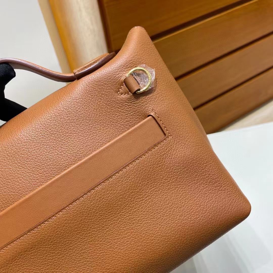 定制！Touch 系列！ Mini 24/24 evecolor   ck37 金棕色 / 雾面鳄鱼🐊 金扣 顶级手缝 😍