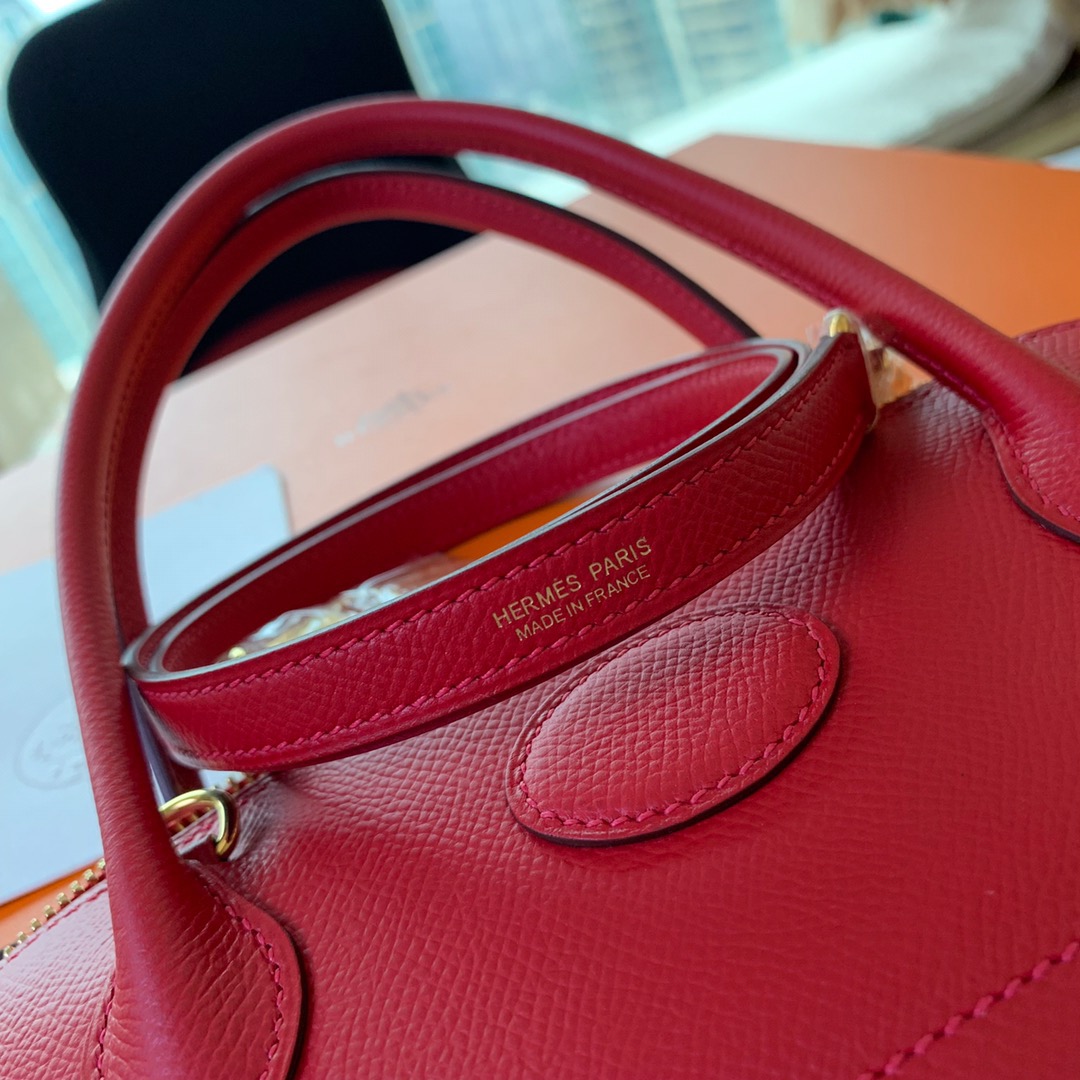 Saudi Arabia HM Bolide 27cm Q5 Rose casaque 国旗红 原厂Epsom