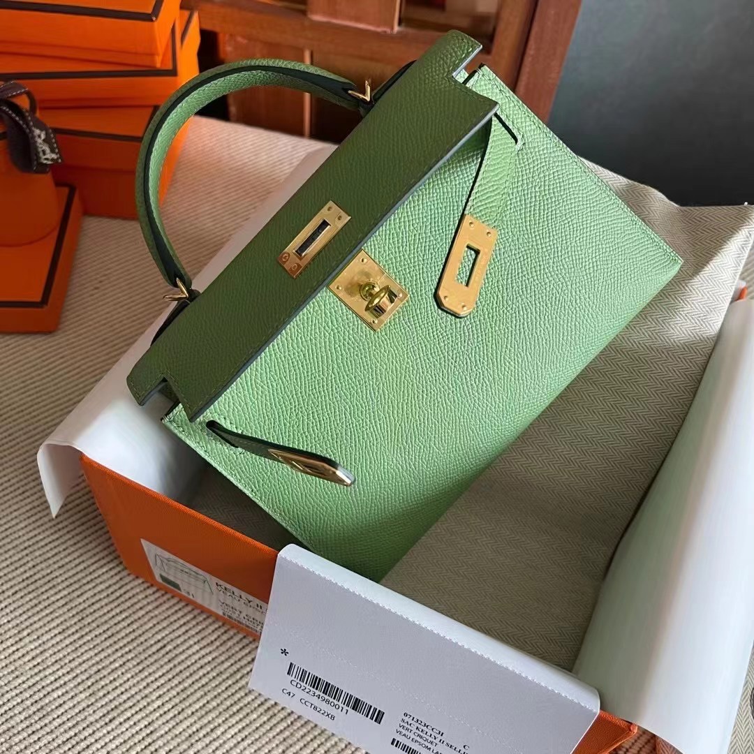Abu Dhabi UAE HM kl mini II Epsom 3I 牛油果绿 Vert Criquet GHW