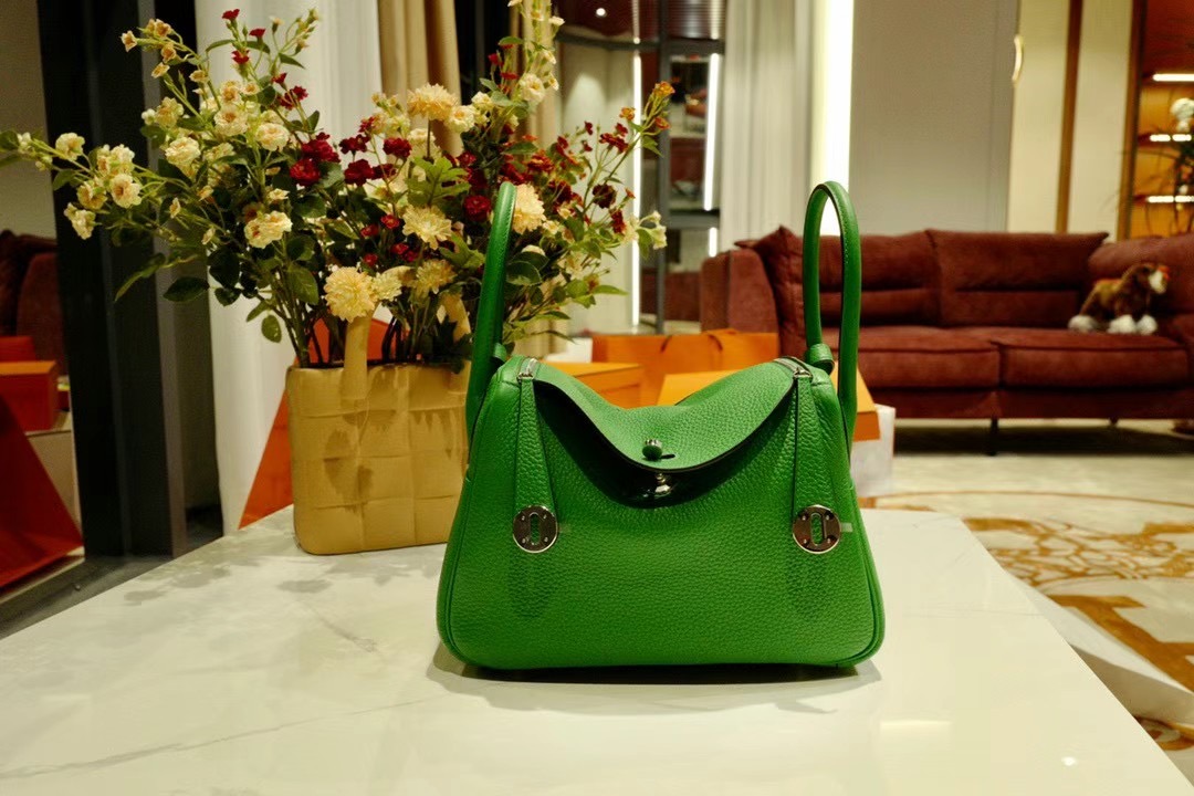 VIP一级品 ld26cm TC 1K bambou 竹子绿/银扣 手工缝制 臻品鉴赏