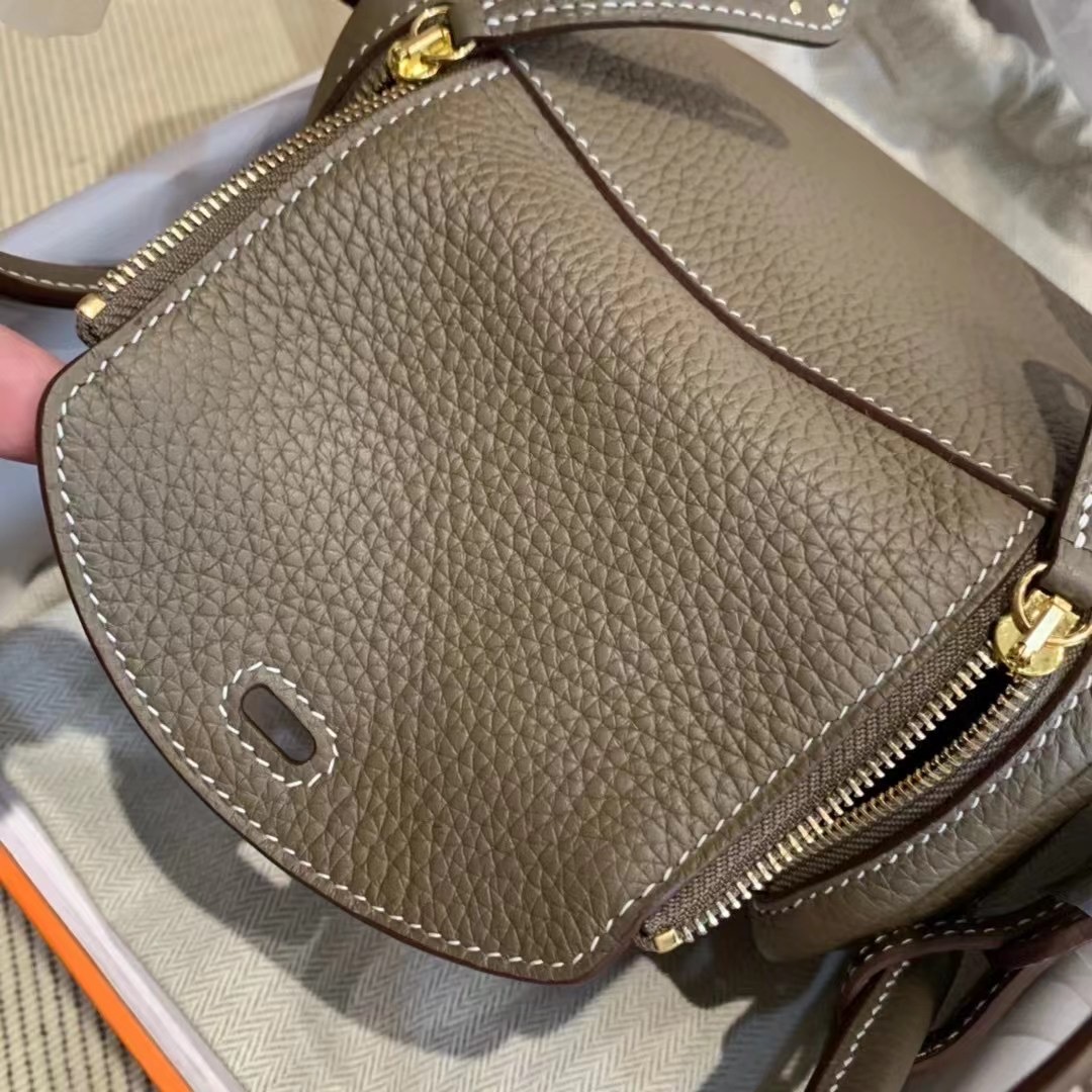 HM mini LD 18 etoupe 大象灰 金扣tc