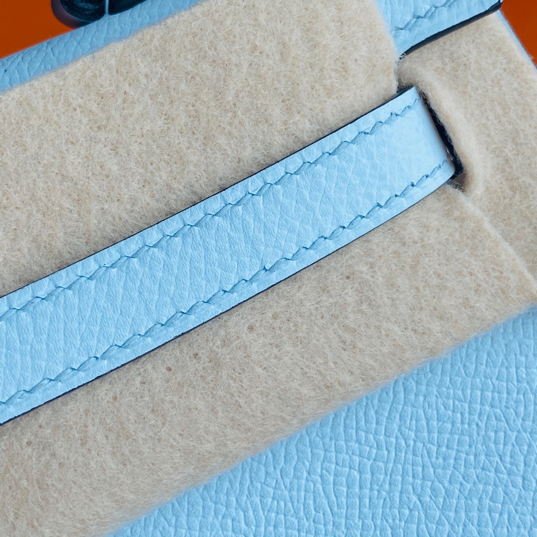 Boston USA HM KL 25cm Epsom T0 Blue Brume 雾蓝色