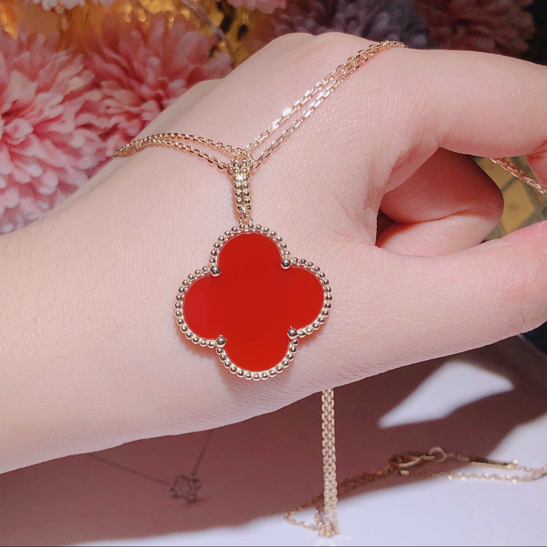 Magic Alhambra long necklace, 1 motif