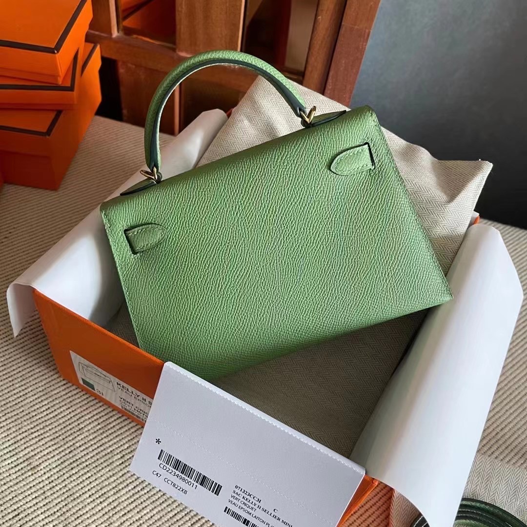 Abu Dhabi UAE HM kl mini II Epsom 3I 牛油果绿 Vert Criquet GHW