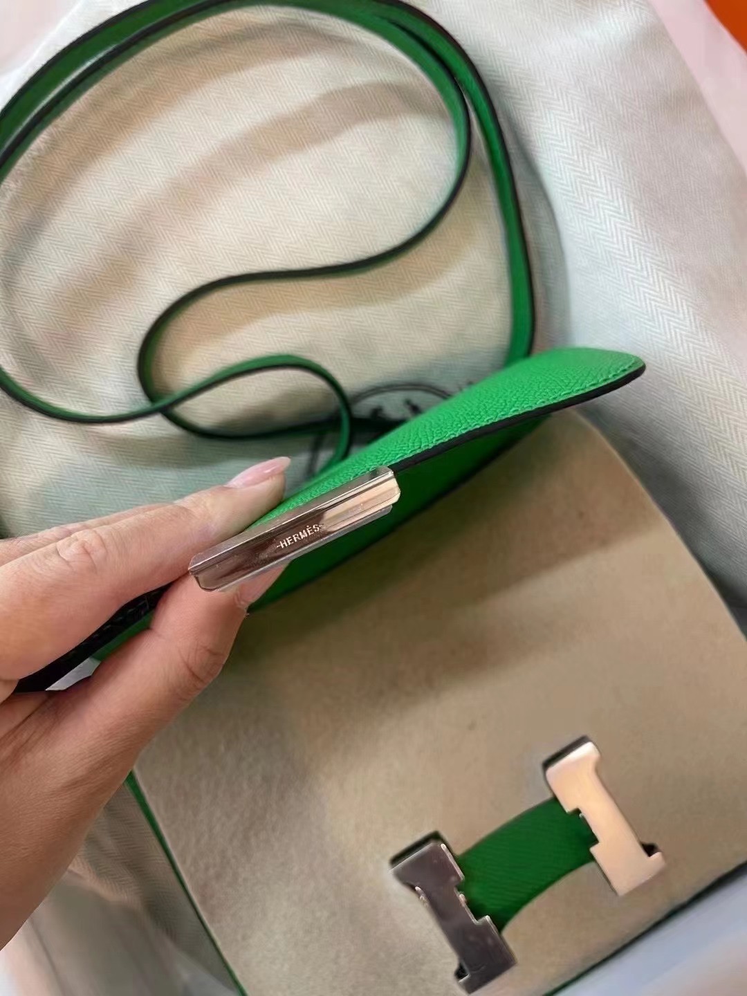 Viet Nam HM Constance Mini Epsom Green