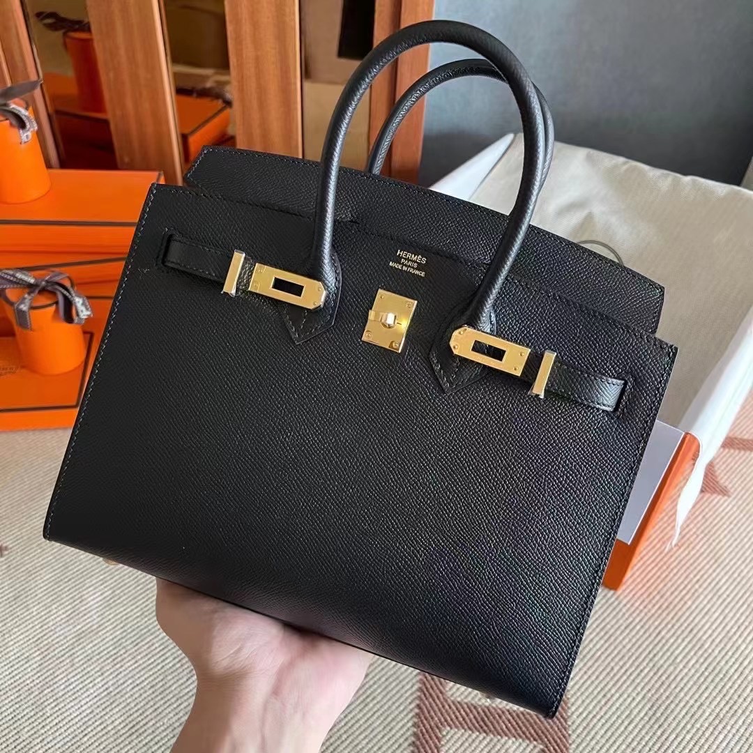 Expo 2020 Dubai HM BK 25cm Epsom Leather 89 Noir