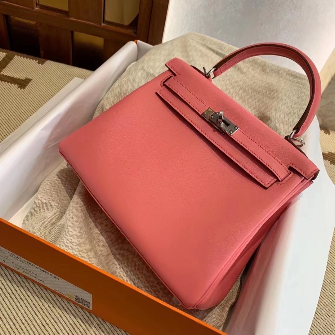 Kuwait Qatar Doha HM kl 25cm swift leather k4 rose dete 夏日粉