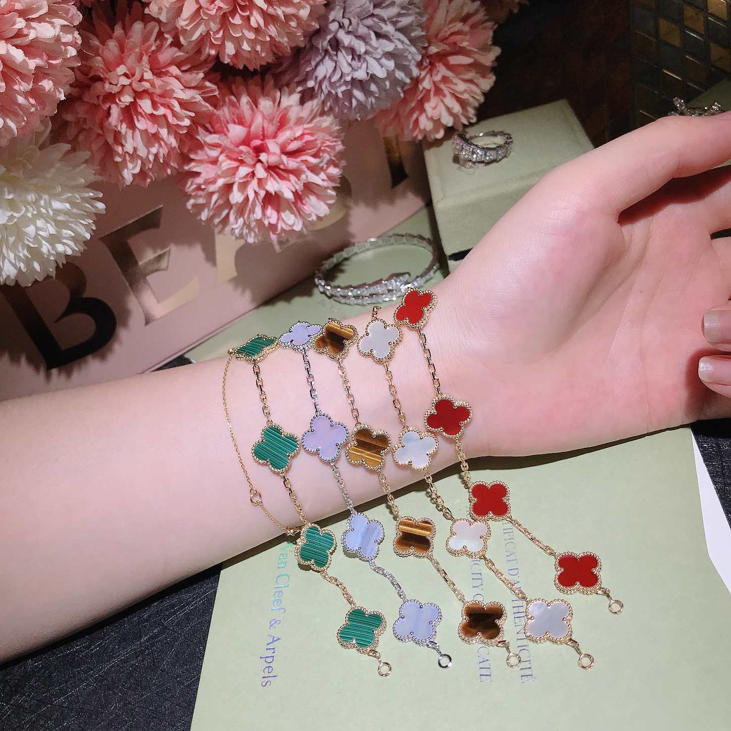 Van Cleef & Arpels Vintage Alhambra Bracelet 5 Motifs