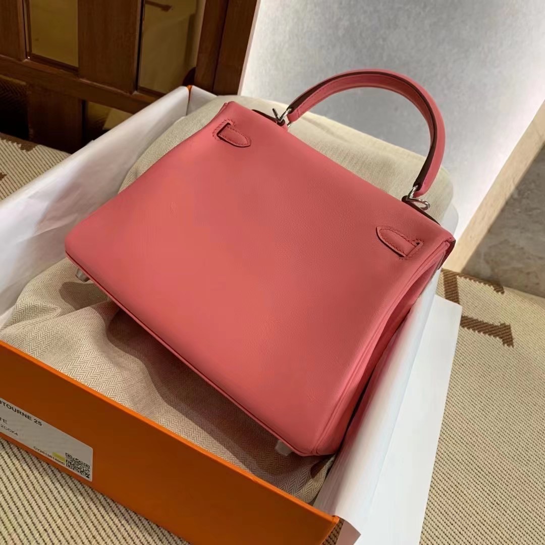 Kuwait Qatar Doha HM kl 25cm swift leather k4 rose dete 夏日粉