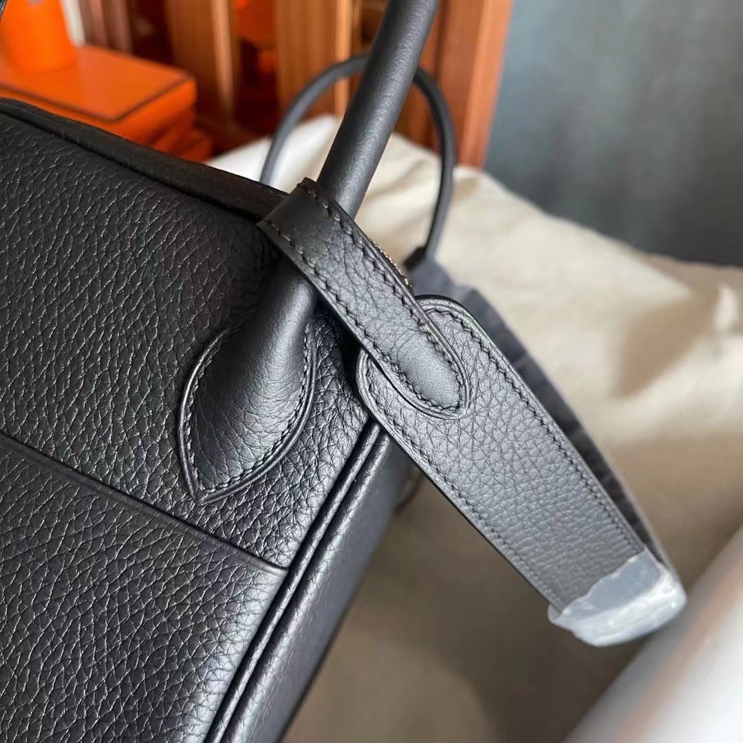 Tower Hamlets, London UK Britain HM LD Mini 26cm CK89黑色 taurillon Clemence leather