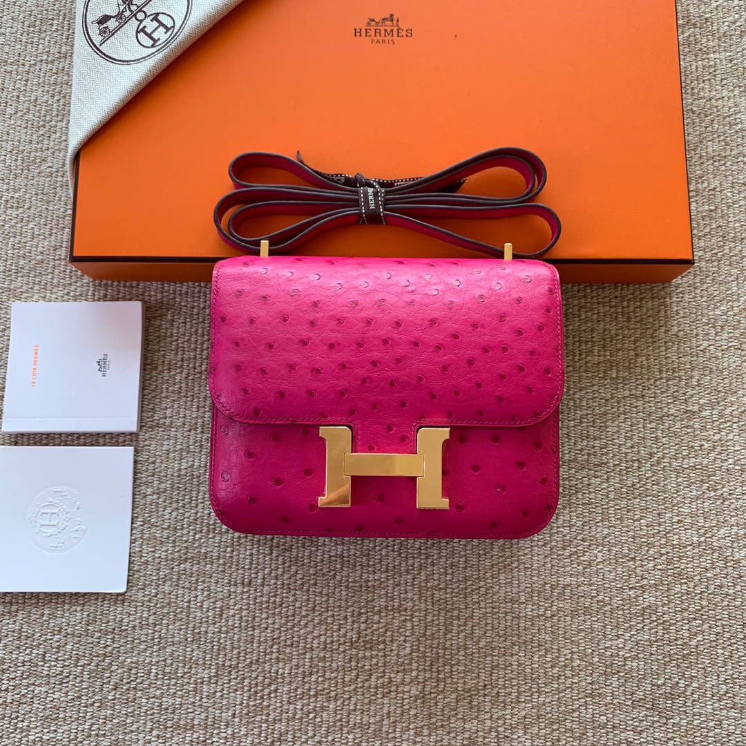 U.S.A HM Constance  L3玫瑰紫 Rose Purple Ostrich