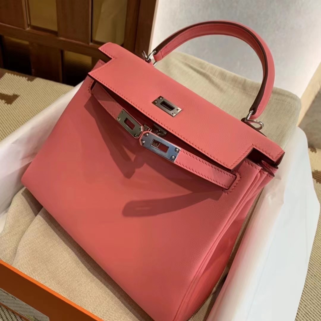 Kuwait Qatar Doha HM kl 25cm swift leather k4 rose dete 夏日粉