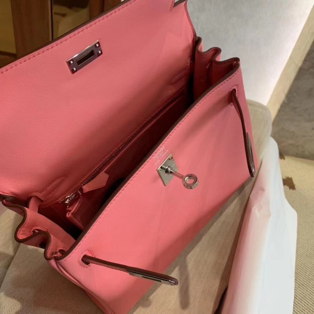 Kuwait Qatar Doha HM kl 25cm swift leather k4 rose dete 夏日粉