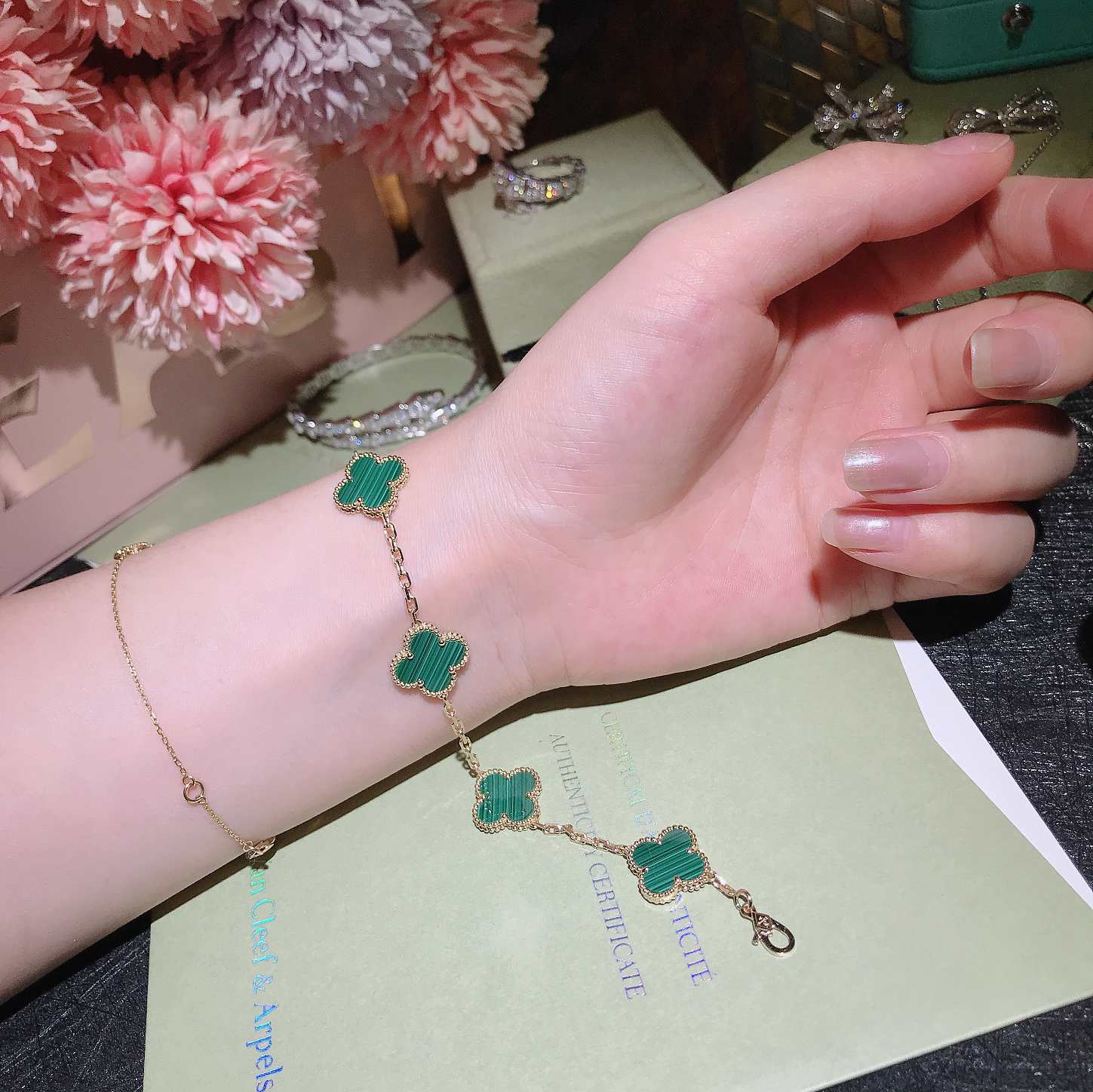 Van Cleef & Arpels Vintage Alhambra Bracelet 5 Motifs