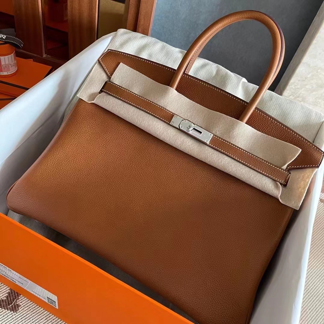 Kuwait HM BK 35cm Togo Leather C37 Gold PHW
